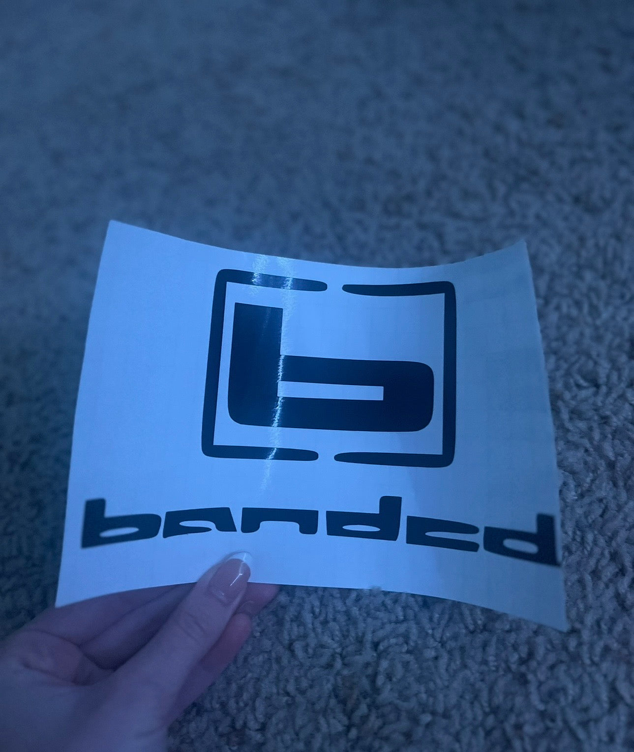 “Banded” Sticker