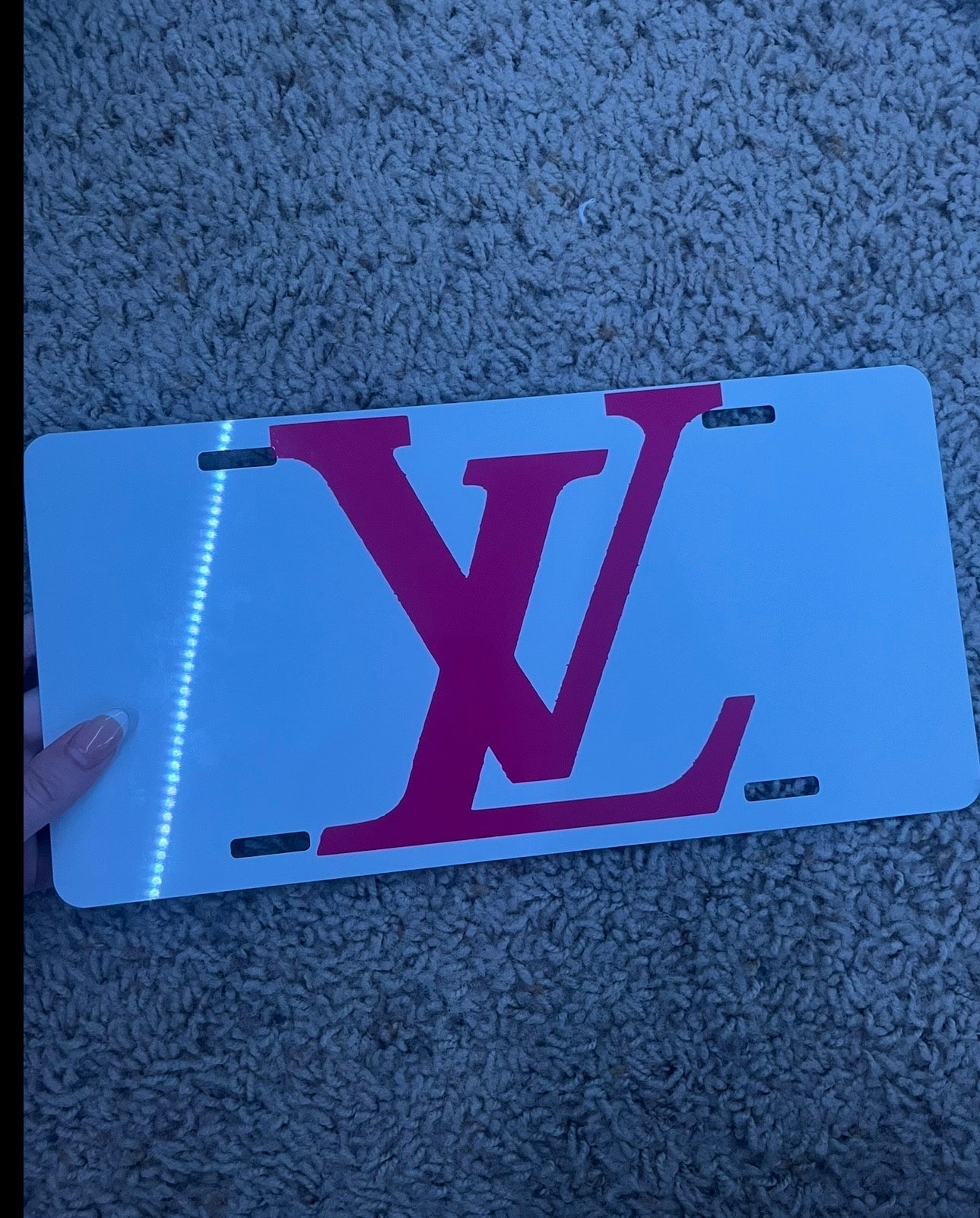 LV License plate