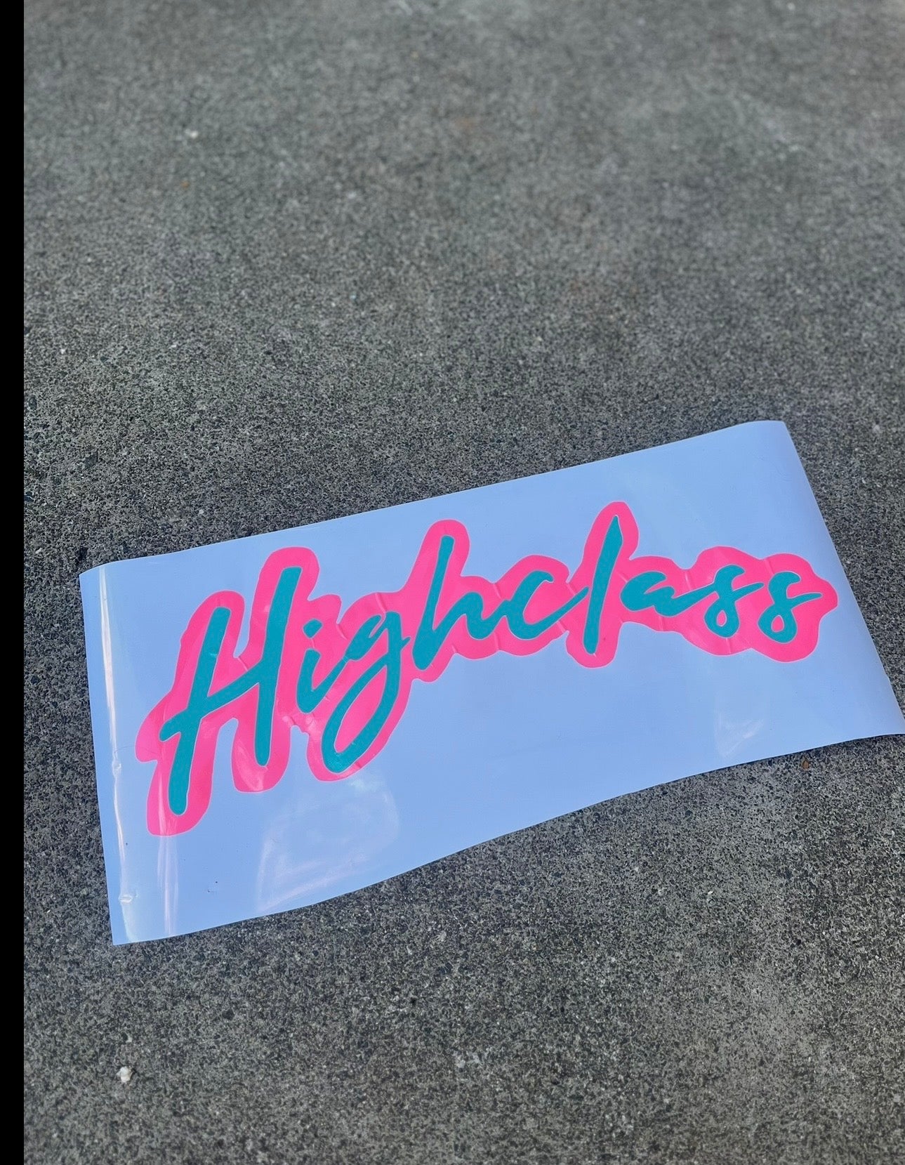 Highclass Windshield sticker