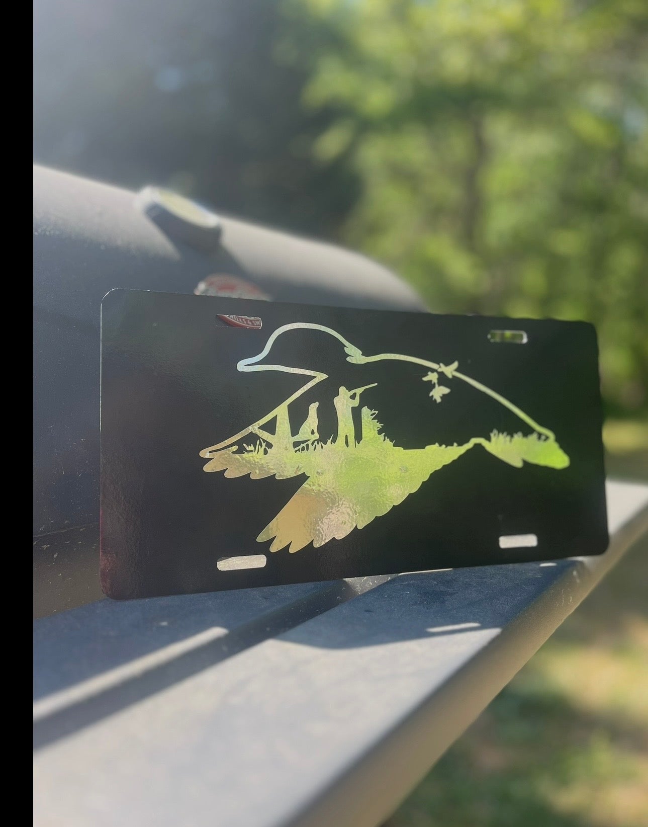 “Duck Hunter” License plate